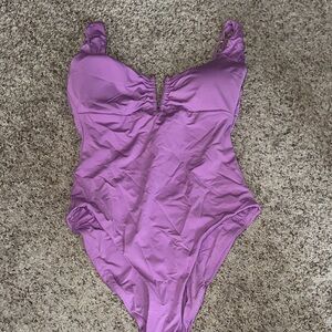 BECCA Lavender/Purple One-Piece Swimsuit